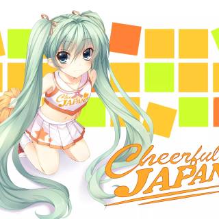 Anime cheerleader wallpaper