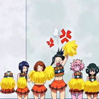 Anime cheerleader wallpaper