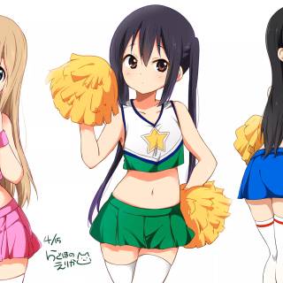 Anime cheerleader wallpaper