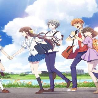 Anime cheerleader wallpaper