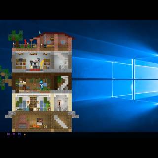 Animation vs. Minecraft wallpaper