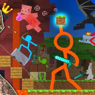 Animation vs. Minecraft wallpaper