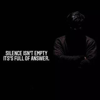 Silent quotes wallpaper