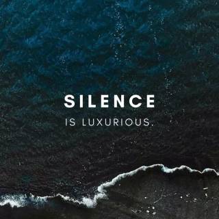 Silent quotes wallpaper