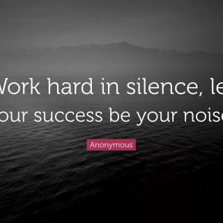 Silent quotes wallpaper