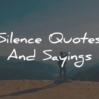 Silent quotes wallpaper