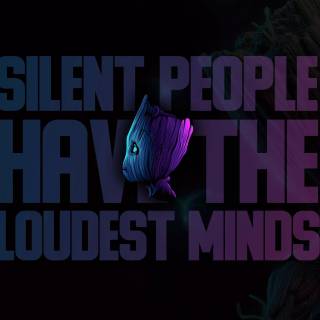 Silent quotes wallpaper