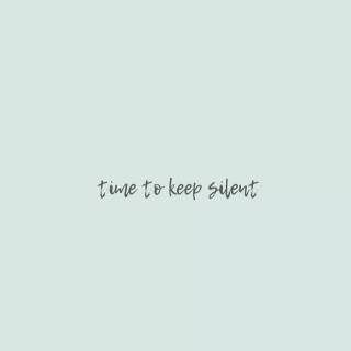 Silent quotes wallpaper