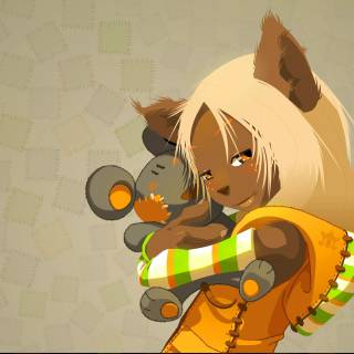 Female furry wallpaper