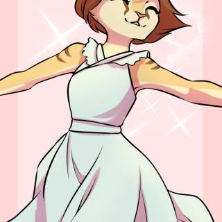 Female furry wallpaper