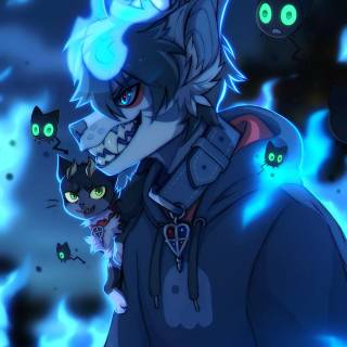 Female furry wallpaper