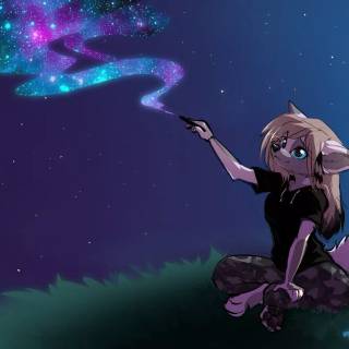 Female furry wallpaper