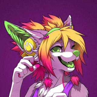 Female furry wallpaper