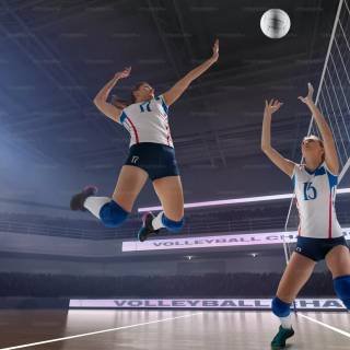 Volleyball laptop wallpaper