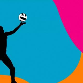 Volleyball laptop wallpaper