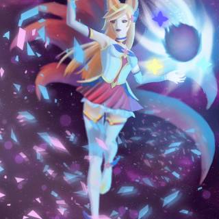 Star Guardian Ahri wallpaper