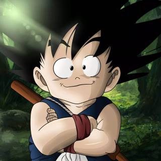 Kid Goku 4k wallpaper
