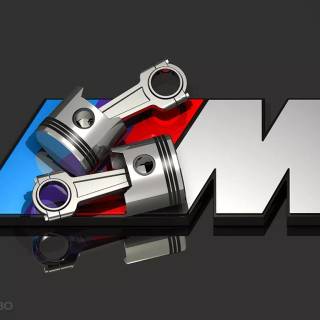 M Power logo wallpaper