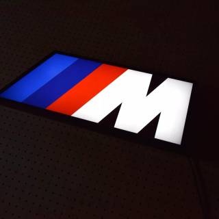 M Power logo wallpaper