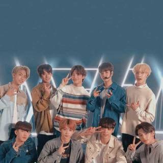 Stray Kids blue wallpaper