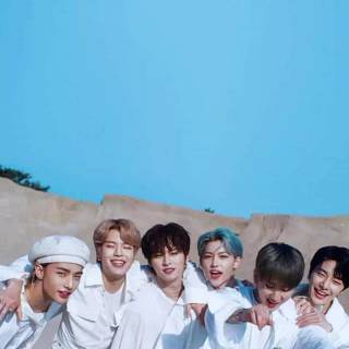 Stray Kids blue wallpaper