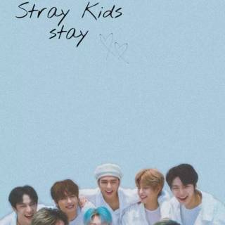 Stray Kids blue wallpaper