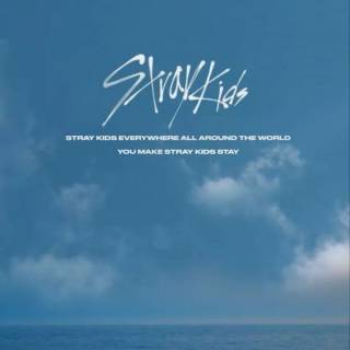 Stray Kids blue wallpaper