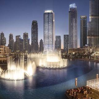 The Dubai Fountain wallpaper