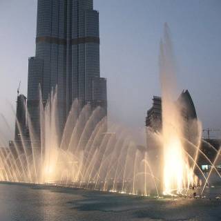 The Dubai Fountain wallpaper