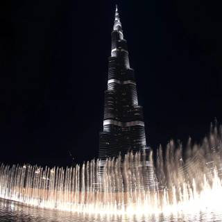 The Dubai Fountain wallpaper
