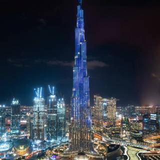 The Dubai Fountain wallpaper