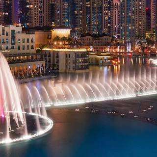 The Dubai Fountain wallpaper