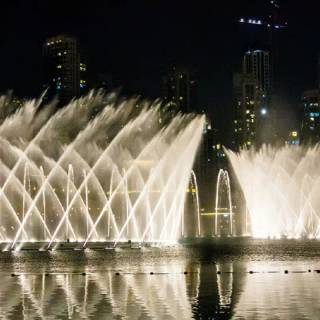 The Dubai Fountain wallpaper