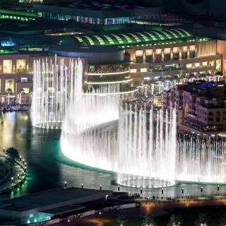 The Dubai Fountain wallpaper
