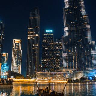 The Dubai Fountain wallpaper