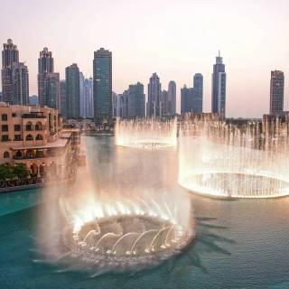 The Dubai Fountain wallpaper