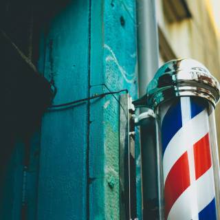 Barber's pole wallpaper