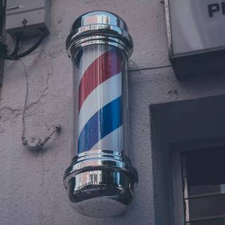 Barber's pole wallpaper