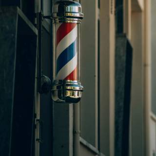 Barber's pole wallpaper