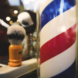 Barber's pole wallpaper