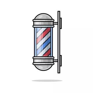 Barber's pole wallpaper