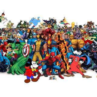 Disney and Marvel wallpaper