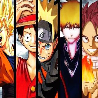 Multiple anime wallpaper