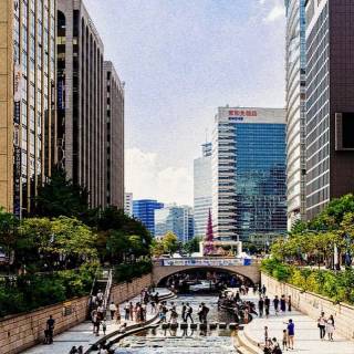 Korea view wallpaper