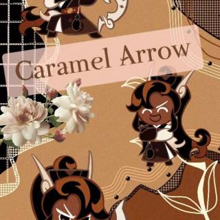 Caramel Arrow Cookie wallpaper