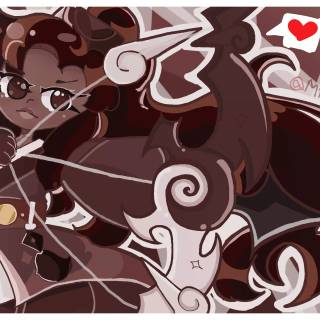 Caramel Arrow Cookie wallpaper