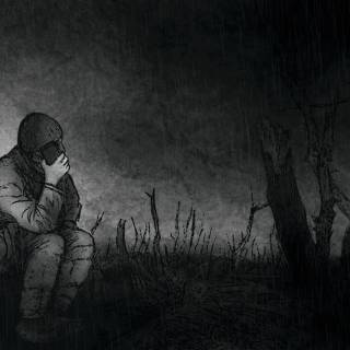 Sad soldier wallpaper