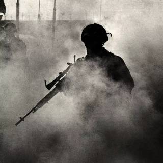 Sad soldier wallpaper