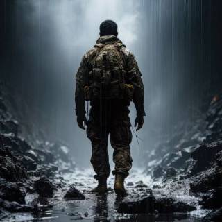 Sad soldier wallpaper