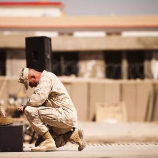 Sad soldier wallpaper